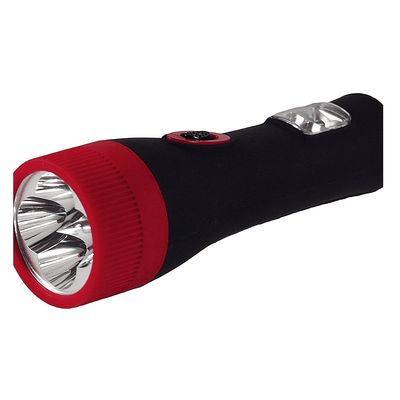 GoGreen Power 4 LED Rechargeable Flashlight w/ 3 modes, Black  GG-113-4BKER
