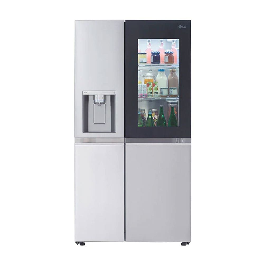 LG - 27 Cu. Ft. Side-by-Side Smart Refrigerator Stainless steel LRSOS2706S