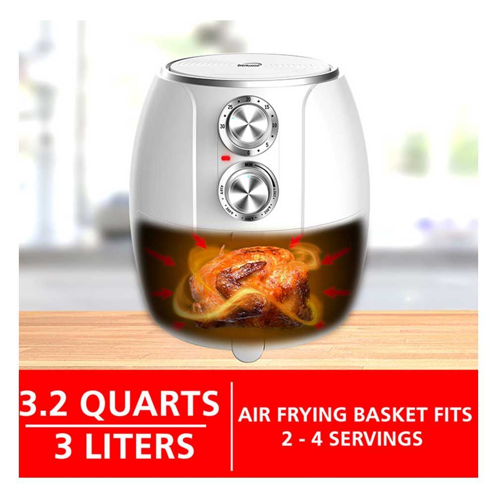 BRENTWOOD – 3.2 Qt. Electric Air Fryer