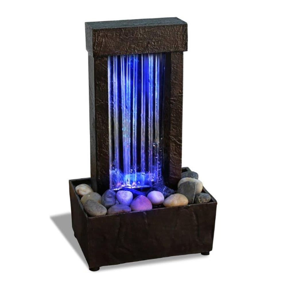 MIRRORED – Waterfall Light Show LED Fountain