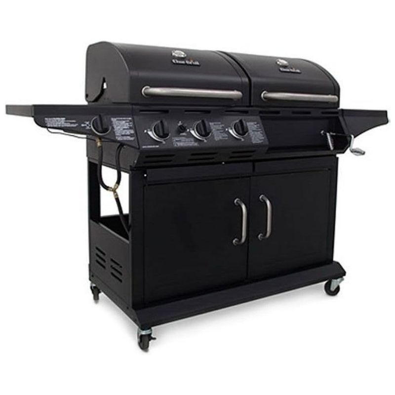 Char-Broil Deluxe Charcoal & Gas 505 Combo Grill 463714514