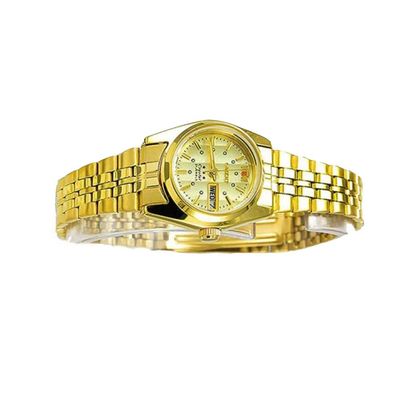 Watch Orient Analog Automatic Gold Dial Stainless Steel Ladies / Womens FNQ0400FC9