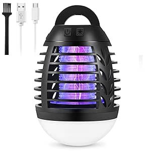 GENERIC – Bug Zapper Indoor/Outdoor UV Light Mosquito Killer – Black
