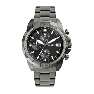 FOSSIL – Bronson Men's Quartz Chronograph Watch – Smoke