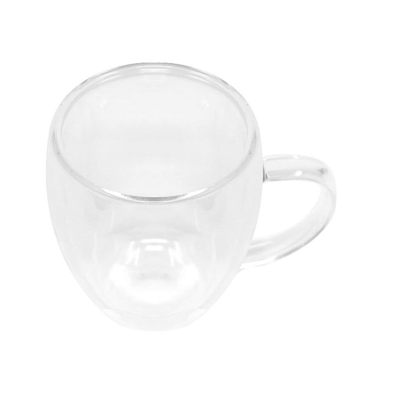 BENE CASA – Set of 2 double walled espresso cups 80 ml – Clear BENE CASA – Set of 2 double walled espresso cups 80 ml – Clear