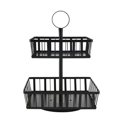 Mikasa – Band and Stripe 2 tier Rotating Fruit Storage Basket