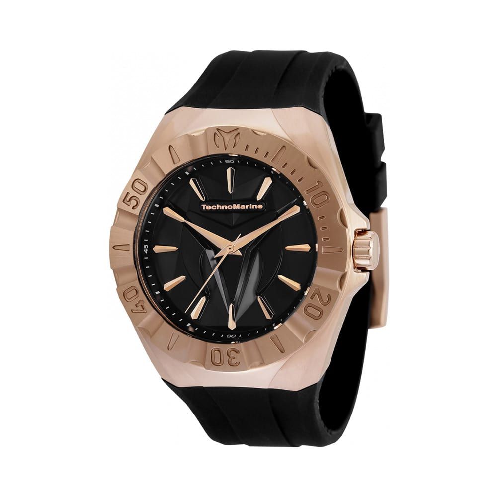 TechnoMarine Cruise Monogram Men's Watch - 45mm, Black (TM-120009)