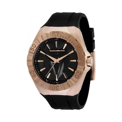 TechnoMarine Cruise Monogram Men's Watch - 45mm, Black (TM-120009)