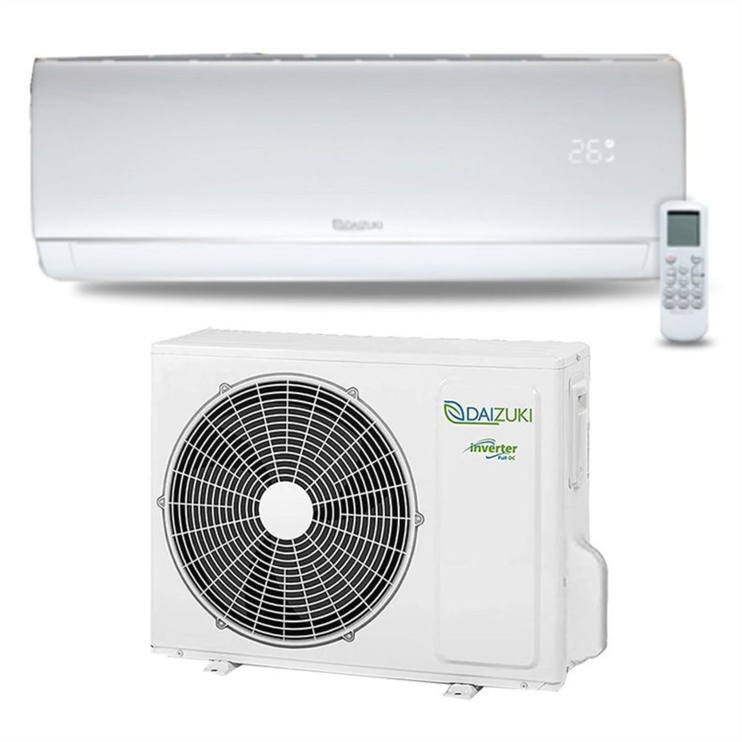 Daizuki  Mini split Inverter 19 Seer2 R410a 24000btu 220/1/60 Heat Pump DXTH24C426A-20