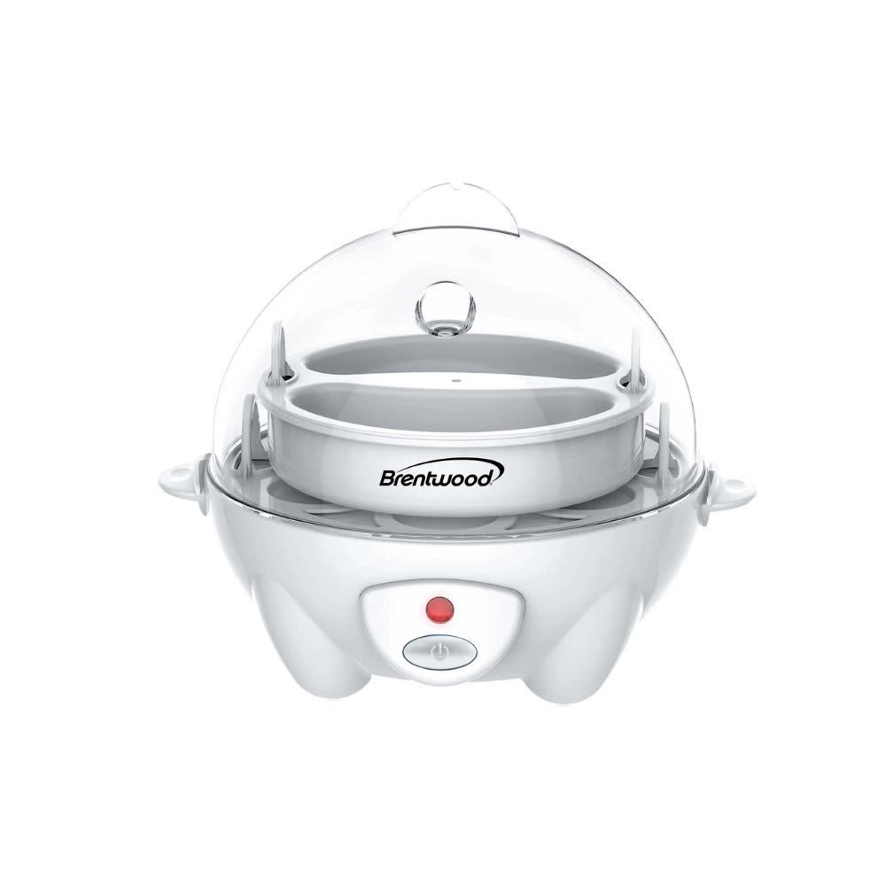 BRENTWOOD – Electric 7 Egg Cooker with Auto Shut Off – White