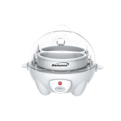 BRENTWOOD – Electric 7 Egg Cooker with Auto Shut Off – White