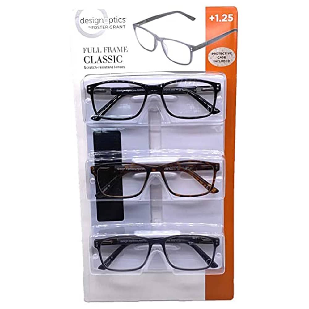 Lenses +1.25 Design Optics by Foster Grant 743127 Open Box