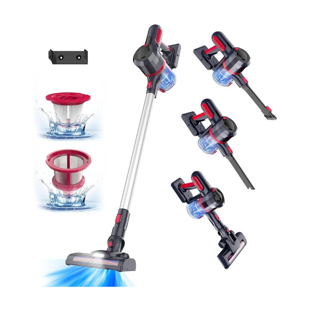 Cordless Vacuum Cleaner , 200W Stick Vacuum Cleaner 20KPA Powerful Suction with 2200mAh Powerful Lithium Batteries B0BG37R88P