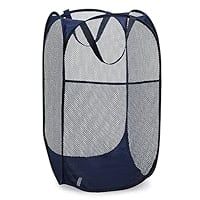 Mesh Popup Laundry Hamper – Black