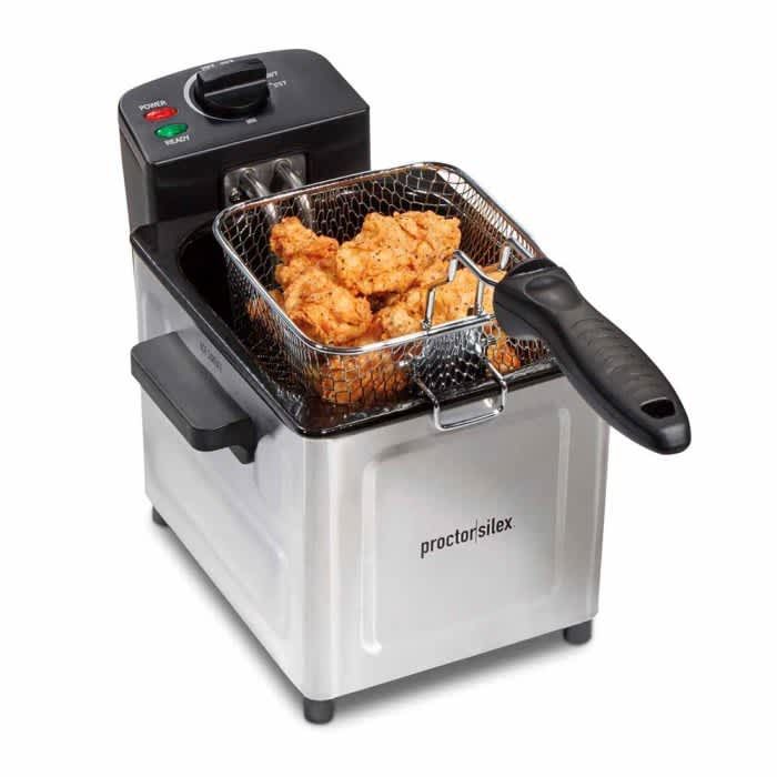 PROCTOR SILEX – 1.6 Qt. Professional Deep Fryer – Stainless Steel