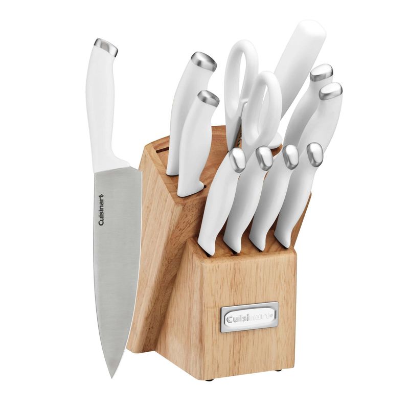 CUISINART – Pro Collection 12-Piece Knife Block Set – White