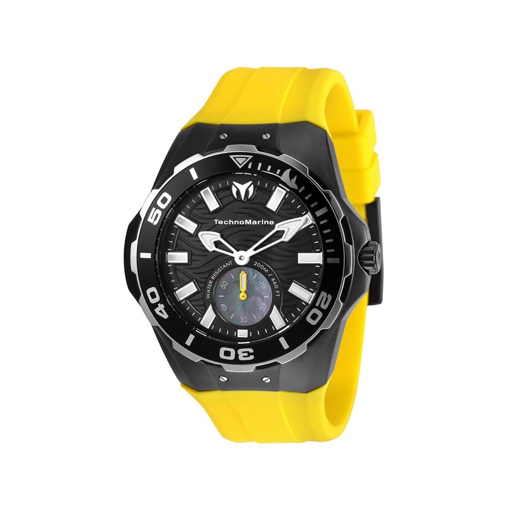 TechnoMarine Cruise Monogram Men's Watch  49mm, Yellow (TM-120012)