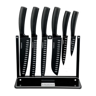 CUISINART – 7-Piece Nonstick Edge Knife Set with Acrylic Stand