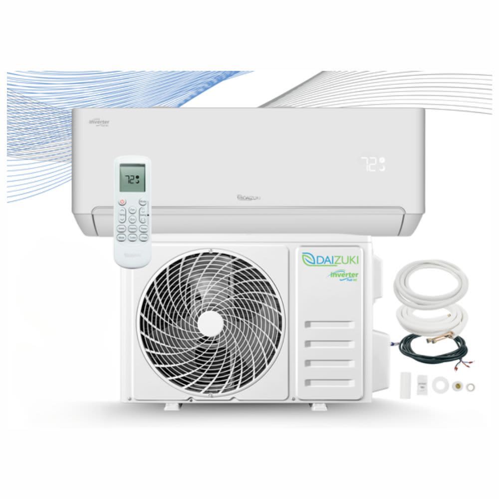 DAIZUKI MINI SPLIT INVERTER 19 SEER2 12000BTU 110V HEAT PUMP DXTH12C416A-20