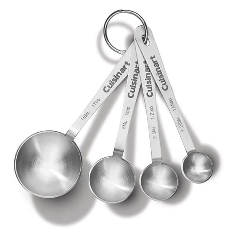 CUISINART – Stainless Steel Measuring Spoons Set of 4 – Silver