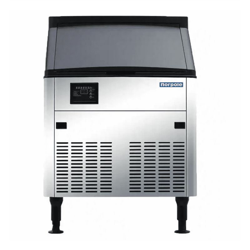 Norpole 210 lbs. Freestanding Commercial Ice Maker in Stainless Steel NPCIM210