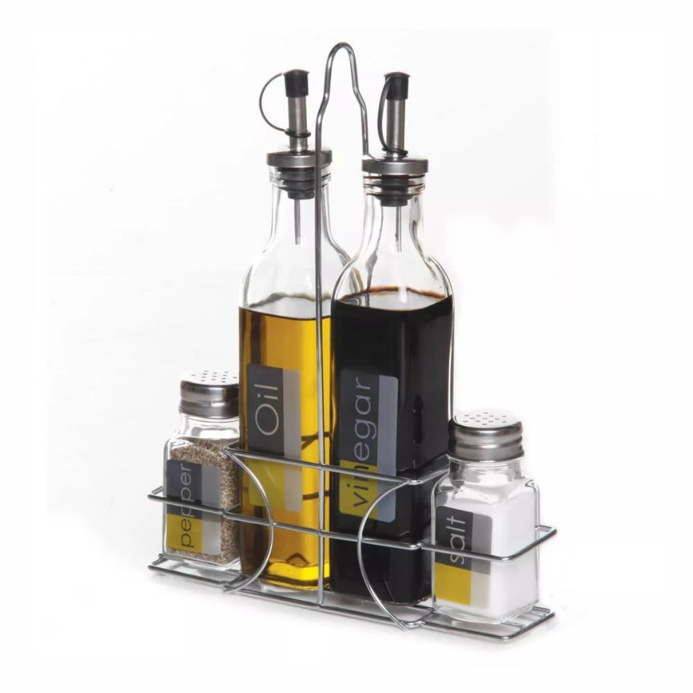 Gibson Home 5pc Glass Condiment Set 91990.09