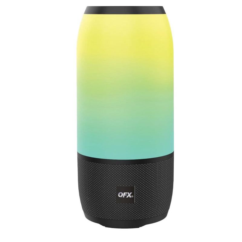 QFX  LED Bluetooth Speaker | 4'' Night Light Wireless Speaker BT-22-BLK