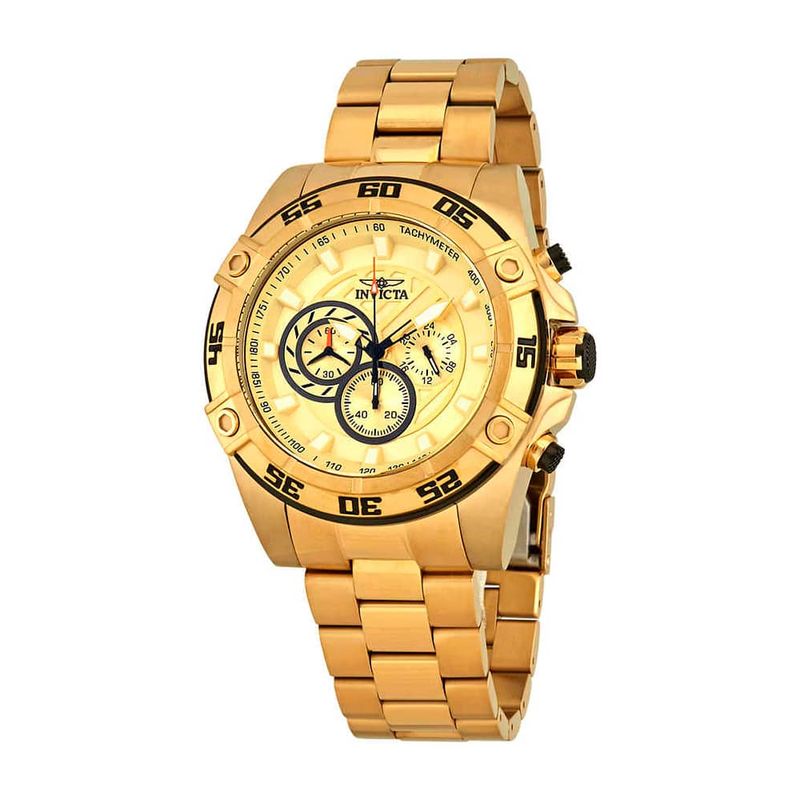 Watch Invicta Men's Speedway Analog Display Quartz Gold 25535