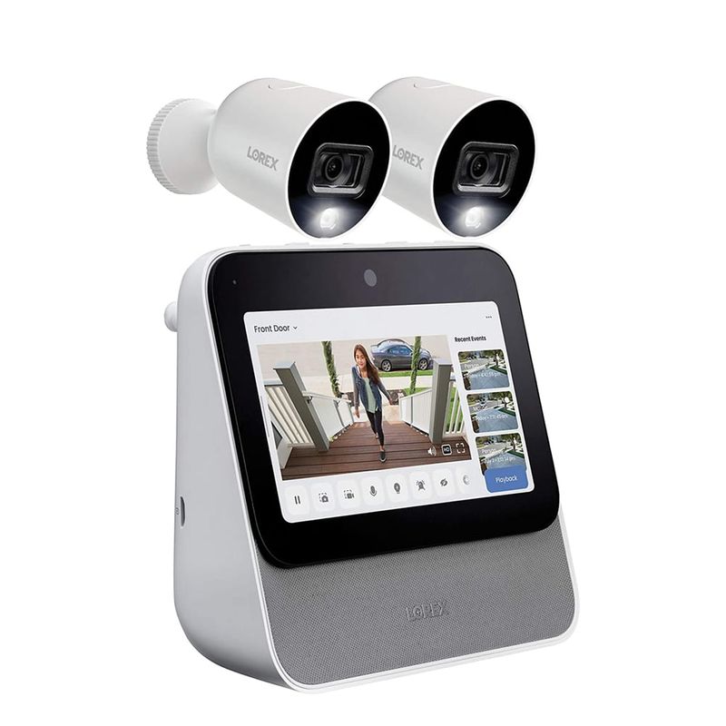 LOREX Home Center (64GB) with 2 x 1080p HD Smart Indoor/Outdoor Wi-Fi Cameras L871T8E-2CA2-E