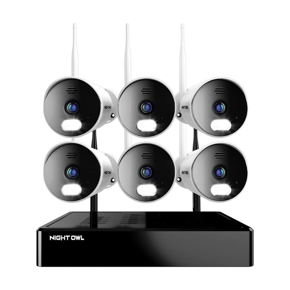 NIGHT OWL – Bluetooth Security Camera System 1080p – Black NIGHT OWL – Bluetooth Security Camera System 1080p – Black