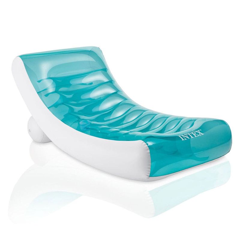 Intex Inflatable Rockin' Lounge Pool Floating Raft Chair 58856EP
