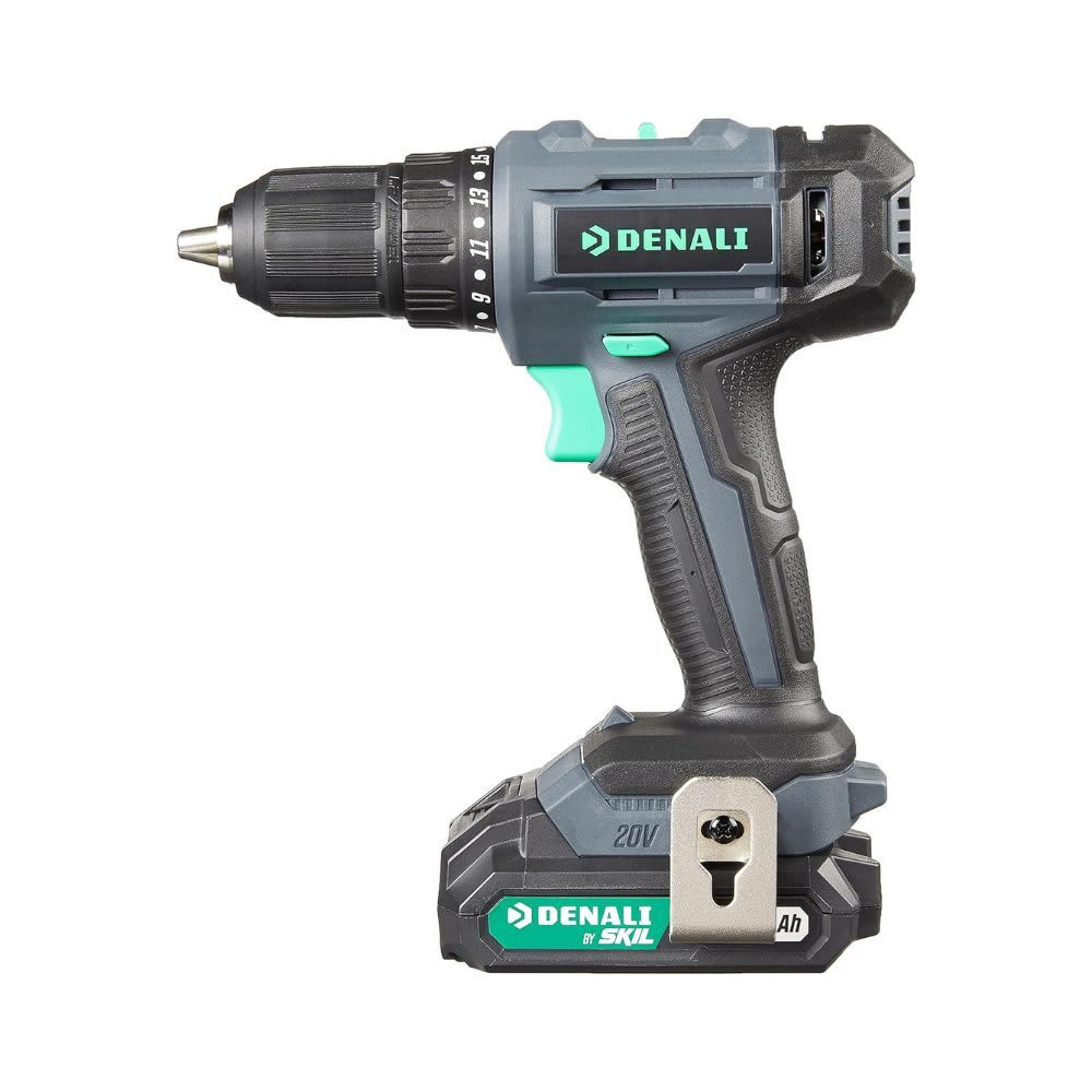 Denali by SKIL 20V Cordless Drill Driver Kit with 2.0Ah Lithium Battery and 2.4A Charger B09PF9W12C
