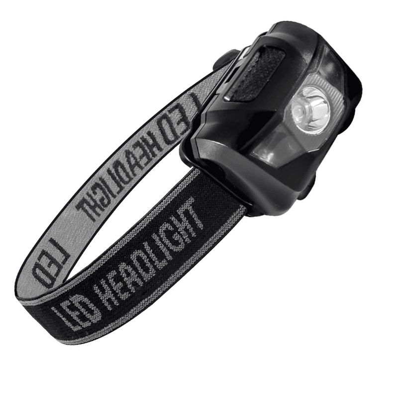 GoGreen Power 3 Watt Head Light - 3 Modes - Black GG-113-3HLBK