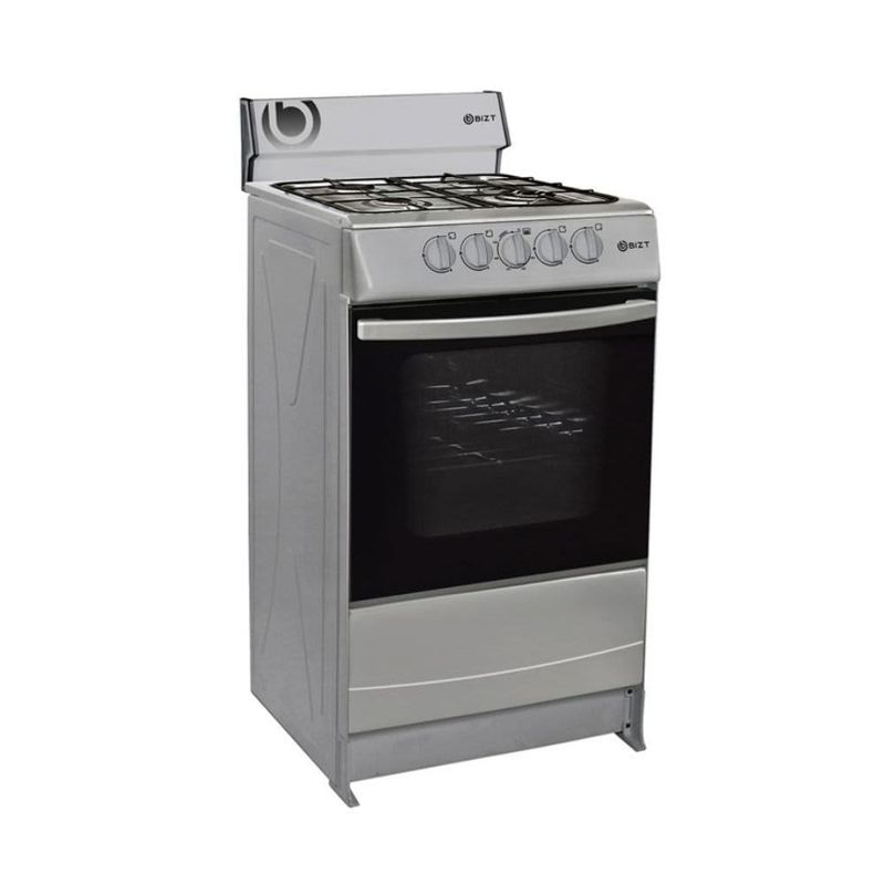 BIZT - Gas Range,  20 inch, 4 Burners Oven - Silver GST2141SCO