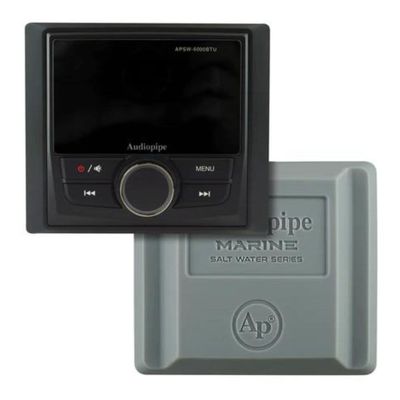AUDIOPIPE – 3” Marine AM/FM Multimedia Player – Black