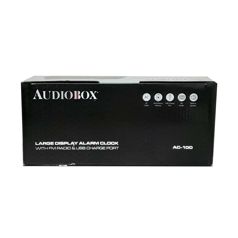 AUDIOBOX CLOCK RADIO AC-100