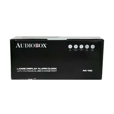 AUDIOBOX CLOCK RADIO AC-100
