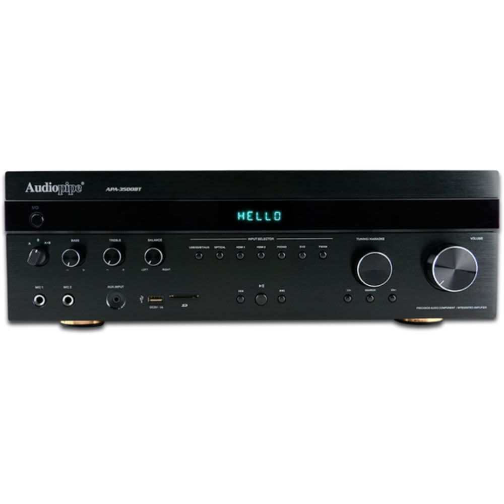 AUDIOPIPE APA-3500BT – 3500W Audio/Video Amplifier Receiver with Bluetooth