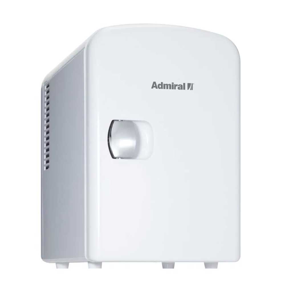 ADMIRAL – 0.14 Cu. Ft. Handy Personal Mini Fridge and Warmer – White