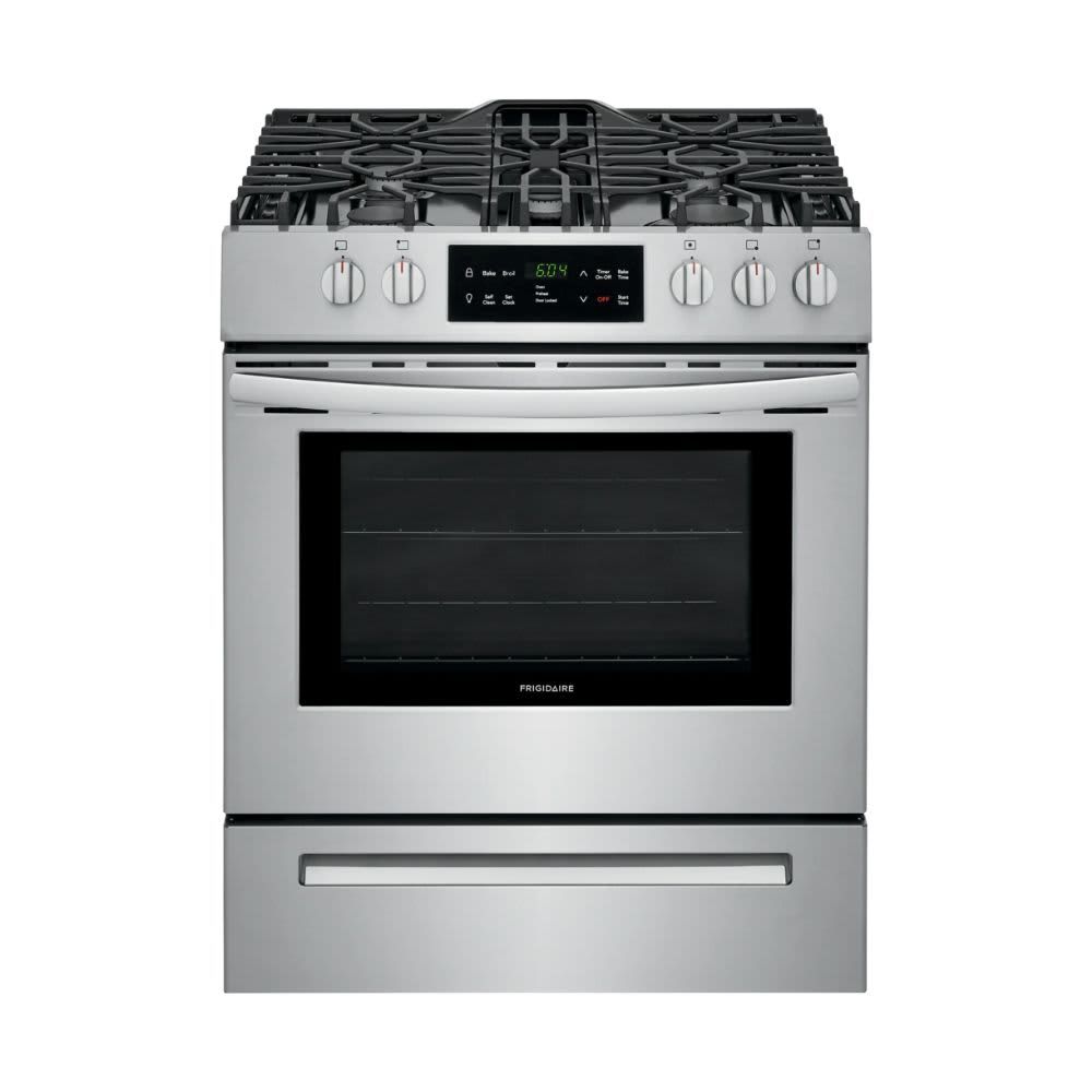 Frigidaire - 5.0 Cu. Ft. Freestanding Gas Range with Self-Cleaning - Stainless Steel FFGH3054US