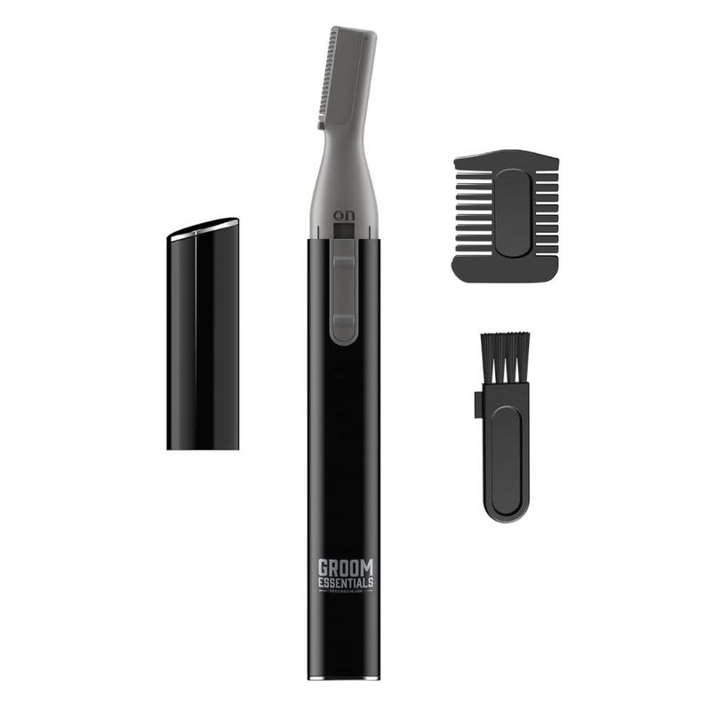 GROOM ESSENTIALS 2-in-1 Eyebrow and Mustache Trimmer GROOM-GEMS304 GROOM ESSENTIALS 2-in-1 Eyebrow and Mustache Trimmer GROOM-GEMS304