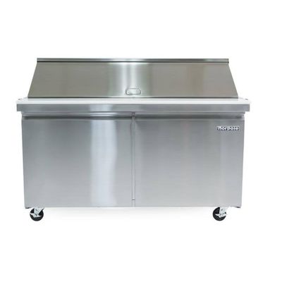 NORPOLE – 60 in Countertop Sandwich/Salad Prep Table – Stainless Steel