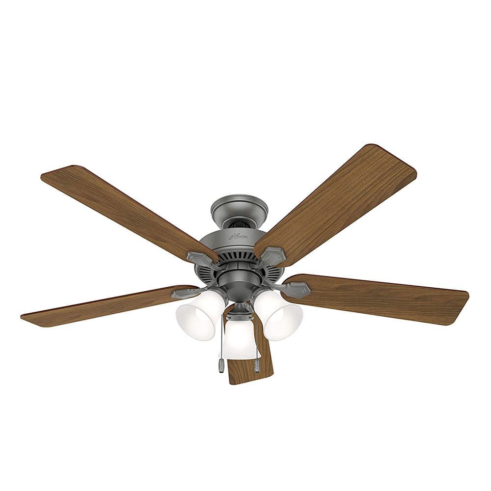 Hunter 50894 52in Swanson - Matte Silver