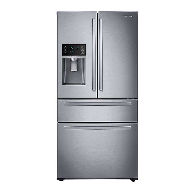Samsung - 25 cu. ft. Large Capacity 4-Door French Door Refrigerator RF25HMIDBSR/AA Samsung - 25 cu. ft. Large Capacity 4-Door French Door Refrigerator RF25HMIDBSR/AA