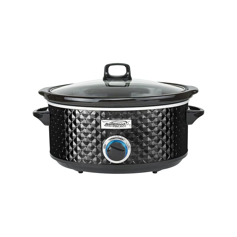 BRENTWOOD – 3.5‑Quart Slow Cooker 190 W – Black