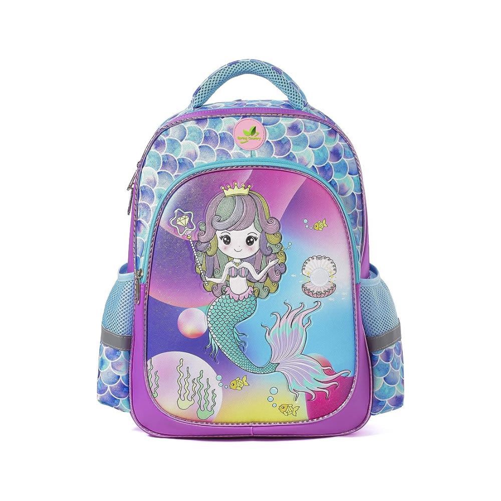 Spring Country Girls Backpack for School, Children Casual Daypack Book Bag Rucksack B08932FK46