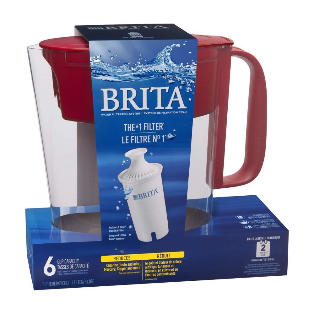 BRITA – 6 Cup Metro Water Filter Pitcher