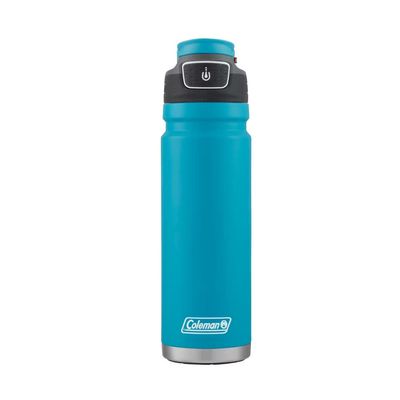 Coleman 24 oz. Carribean Sea Autoseal FreeFlow Stainless Steel Insulated Water Bottle 2148912 Coleman 24 oz. Carribean Sea Autoseal FreeFlow Stainless Steel Insulated Water Bottle 2148912
