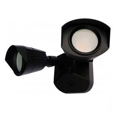 SATCO – LED Dual Head Security Light – 20W – Black