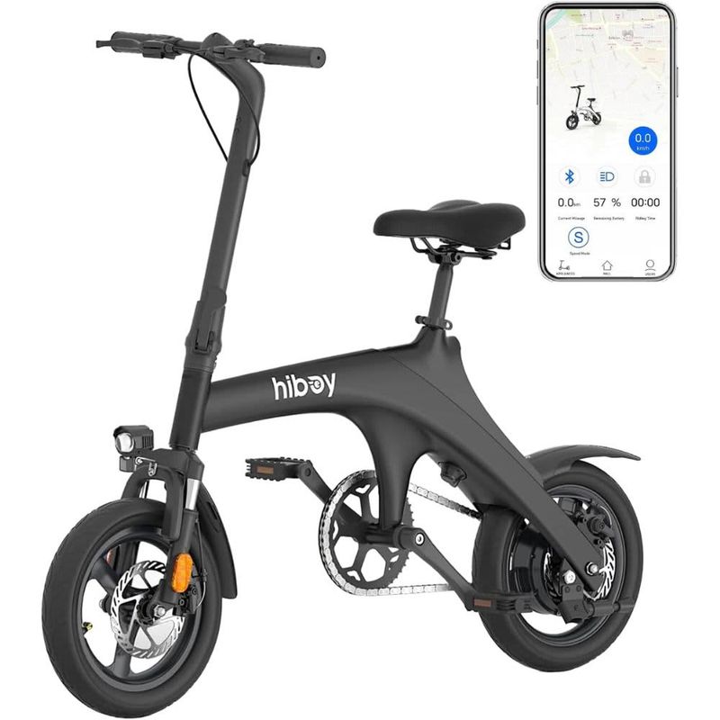 HIBOY – C1 Folding Electric Bike – Black HIBOY – C1 Folding Electric Bike – Black